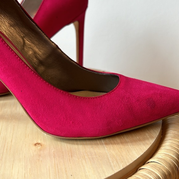Sam Edelman Hot Pink Pointed Toe Stilettos Heels Size 8 - Picture 8 of 8